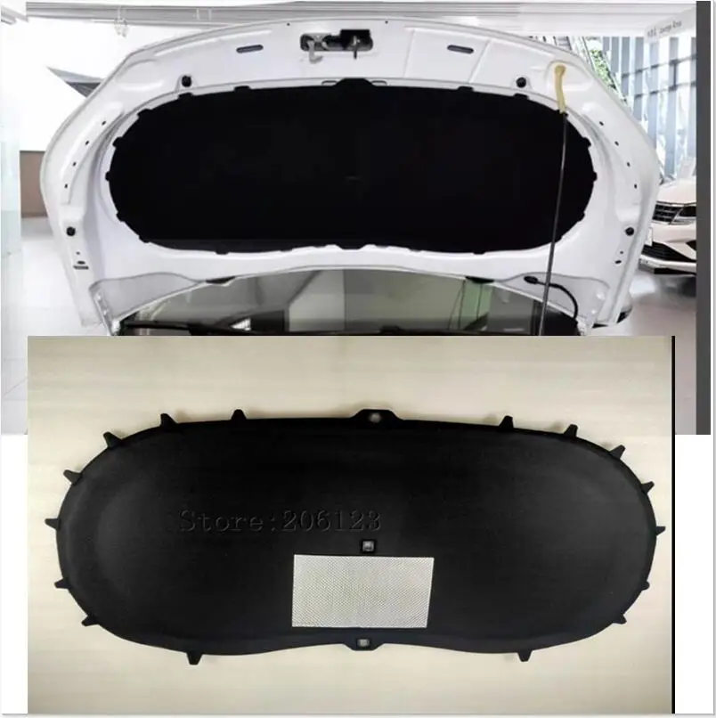 thermal insulation cotton sound insulation cotton heat insulation pad modified  for Volkswagen VW Tiguan MK1 2007~2016