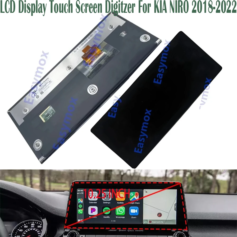 

LA103WF4(SL)(08) 10.3inch LCD Display Touch Screen Digitzer For KIA NIRO 2018-2022 Car Monitor Screen Replacement