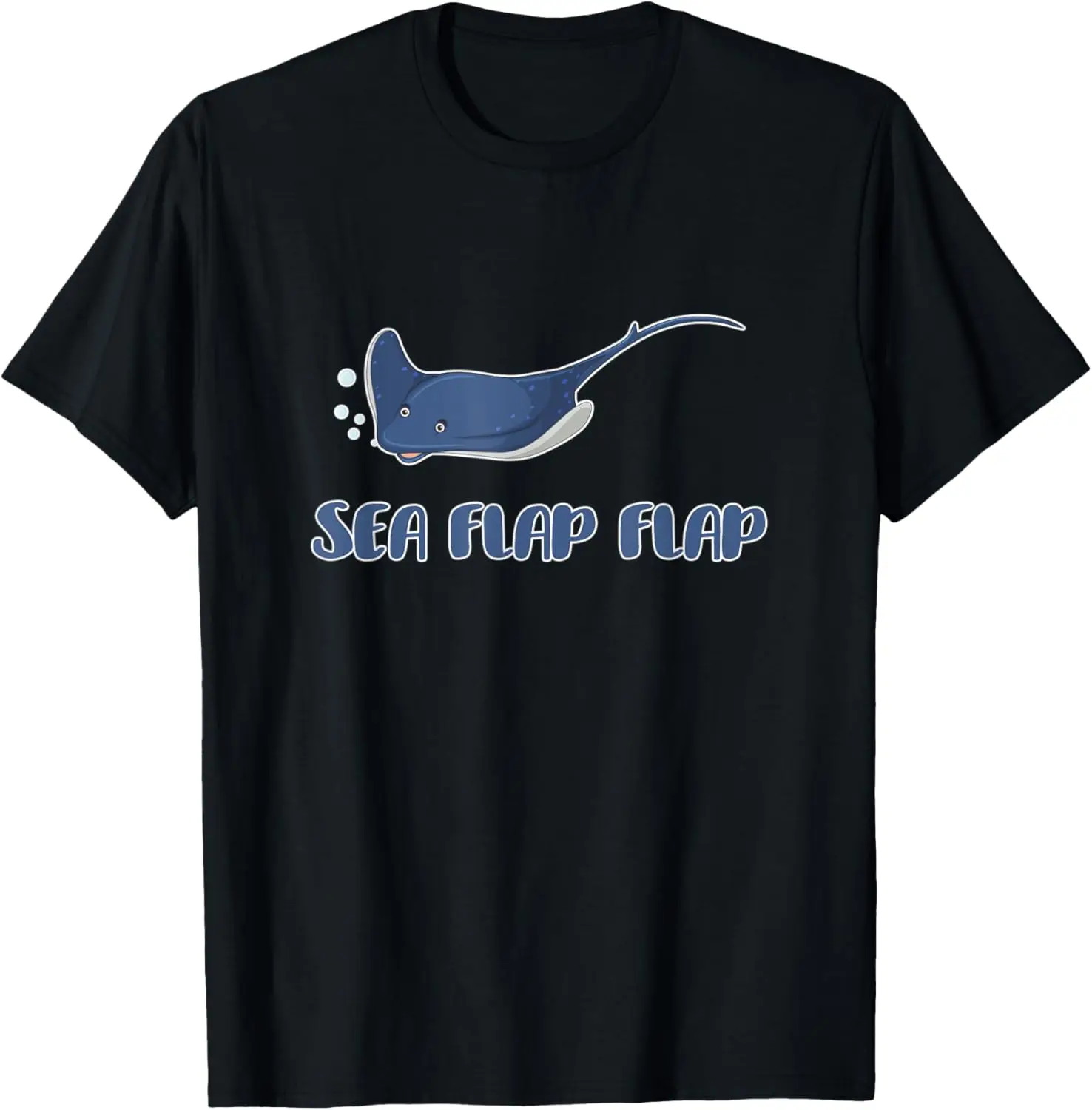 

Stingray Sea Flap Flap - Humorous Ocean Animal Pun T-Shirt