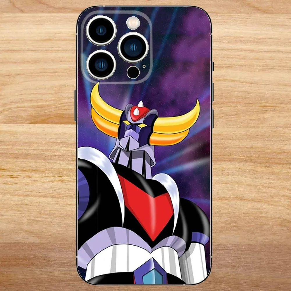 UFO Robot Goldorak Phone Case For iPhone15,14,13,12,11,Pro,Max,Plus,Mini,X,XS,XR,8,7,6,S,Plus,SE Soft Black Case