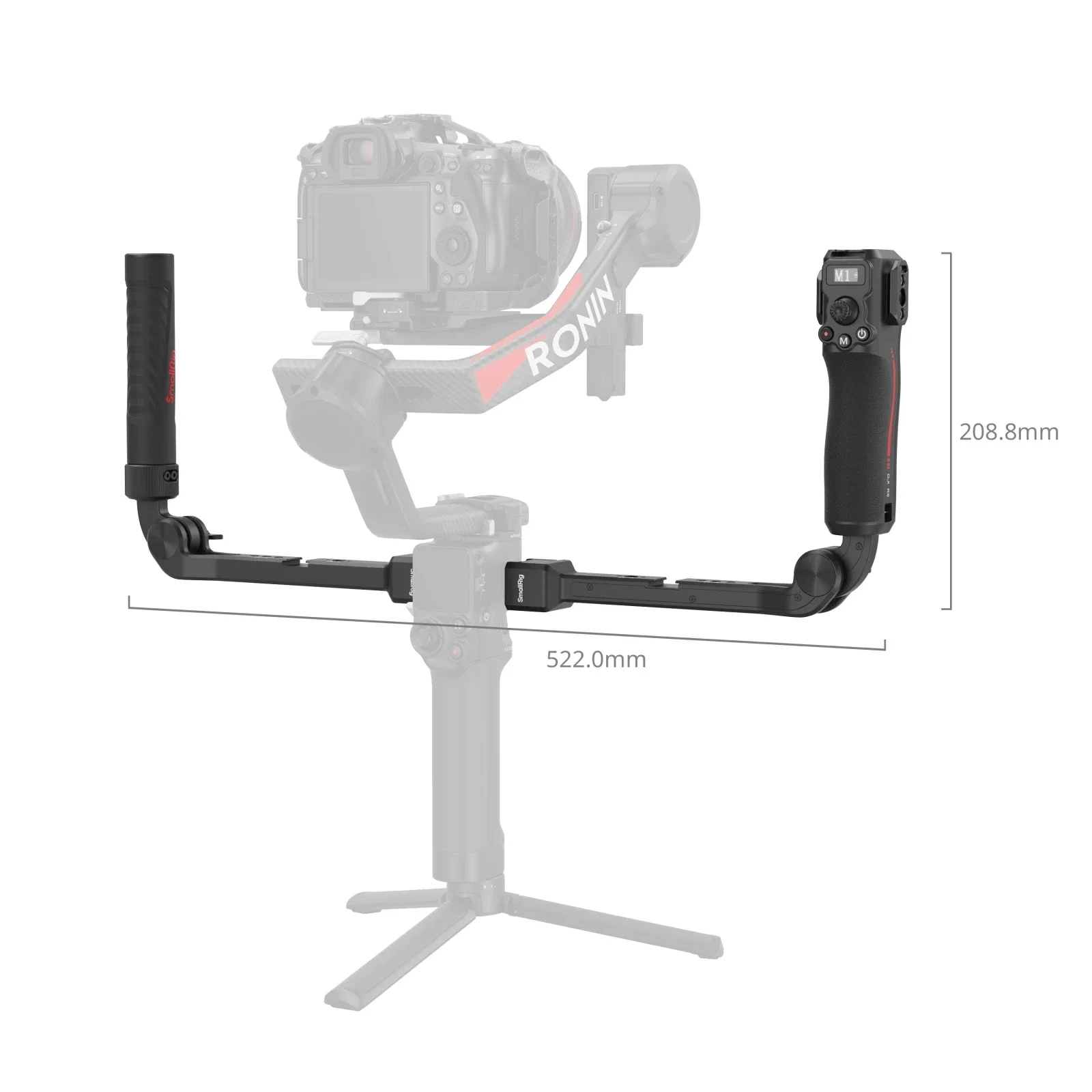 Smallrig Focus Control Dual Grip / Sling Handgrip for DJI RS 4 RS2 RS3 RS4 Pro Stabilizer Grip Gimbal Handle For Photography