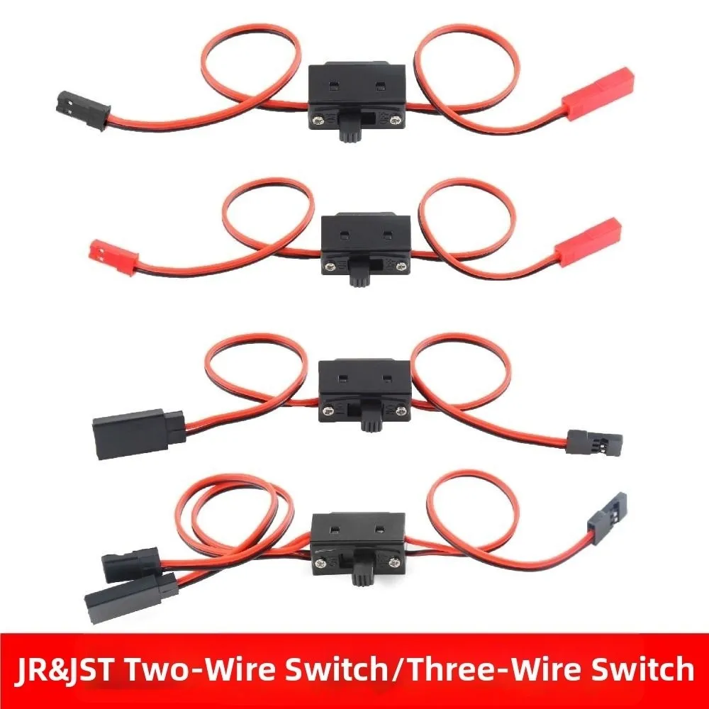 With Futaba/JR Receiver Power On/Off Battery RC Switch Universal Car Boat FPV JR Model Parts Aircraft Accessories Plug
