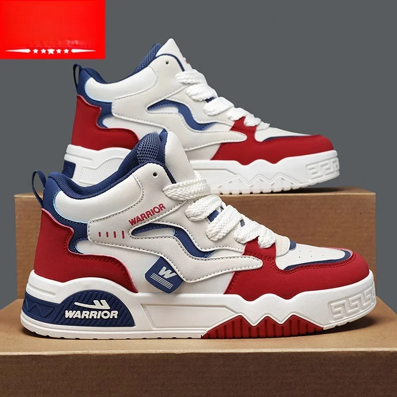 chaussures-de-sport-decontractees-pour-hommes-hautes-d'hiver-doublees-de-fourrure-chaude-surface-en-cuir-impermeables-confortables-talon-moyen-semelle-en-caoutchouc