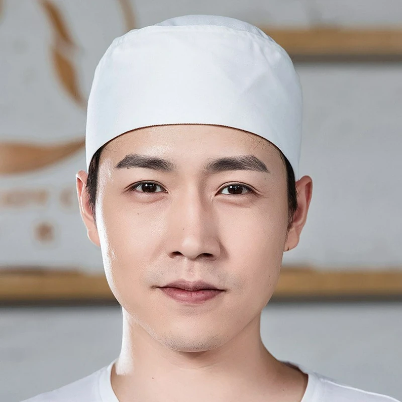 Cappello da cuoco coreano giapponese Berretto elastico da cucina unisex traspirante per il personale del ristorante