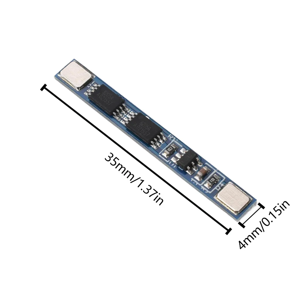 1S 3.7V Li-ion Battery Protection Board 4A Current BMS Module for 18650 Battery Overcharge Discharge Short Circuit Protection