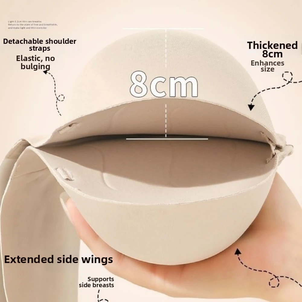 Stylish Beauty U Back Push Up Bra Anti-Sagging Invisible Thickened Pad Bra Deep V Gathered Wireless Bra Women