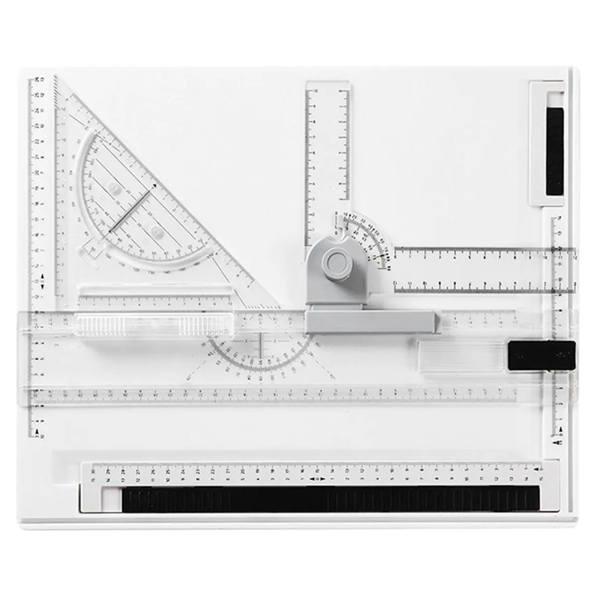 A95G A3 Drawing Board Adjustable Angle Art Table with Parallel Motion Ruler, Ideal for Students, Architects, Engineers