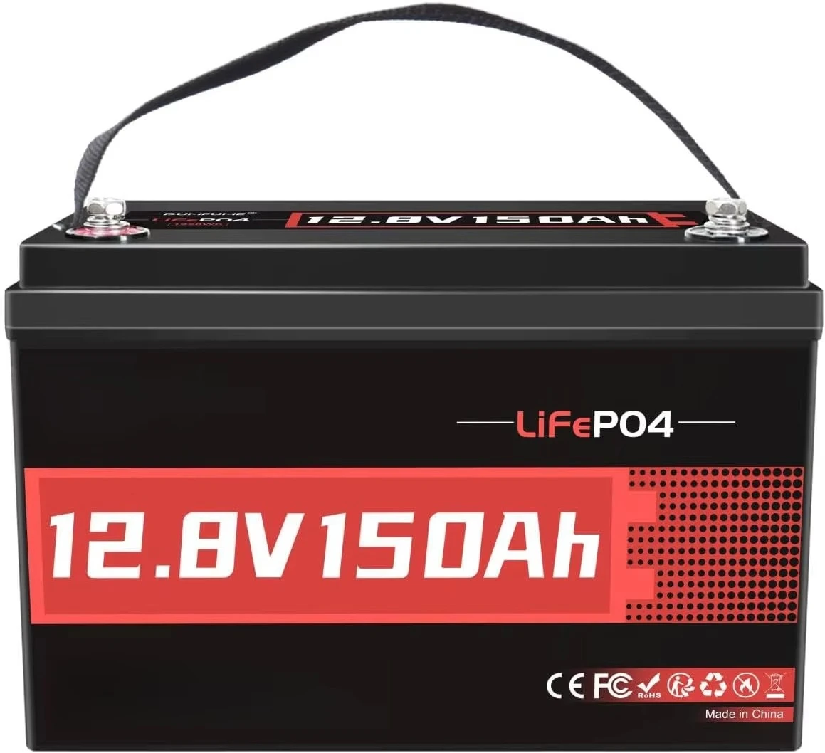 Grade Cells 12.8V 100Ah LiFePO4 Battery Bluetooth 6000 Cycles -20-60 Operating Temp for RV Camper Solar Energy