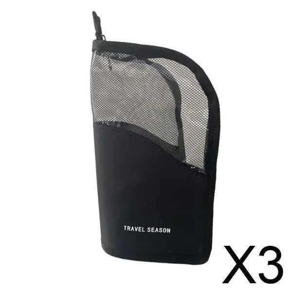 

Портативный складной органайзер для кистей для макияжа, сумка на молнии, чехол для хранения красоты, косметичка для дома, путешествий, профессионального использования