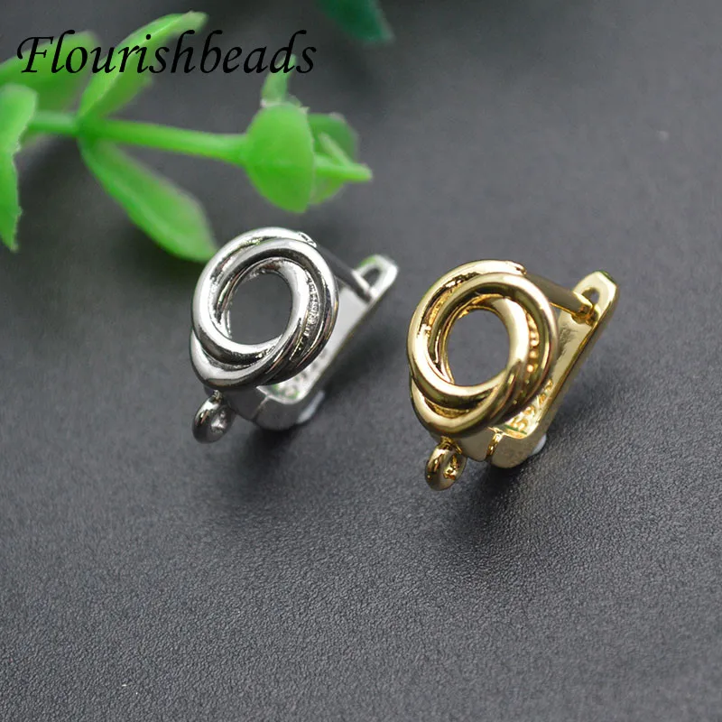 

Новое поступление, круглые полые металлические серьги-крючки, застежки, аксессуары для изготовления ювелирных изделий, 30 шт./лот