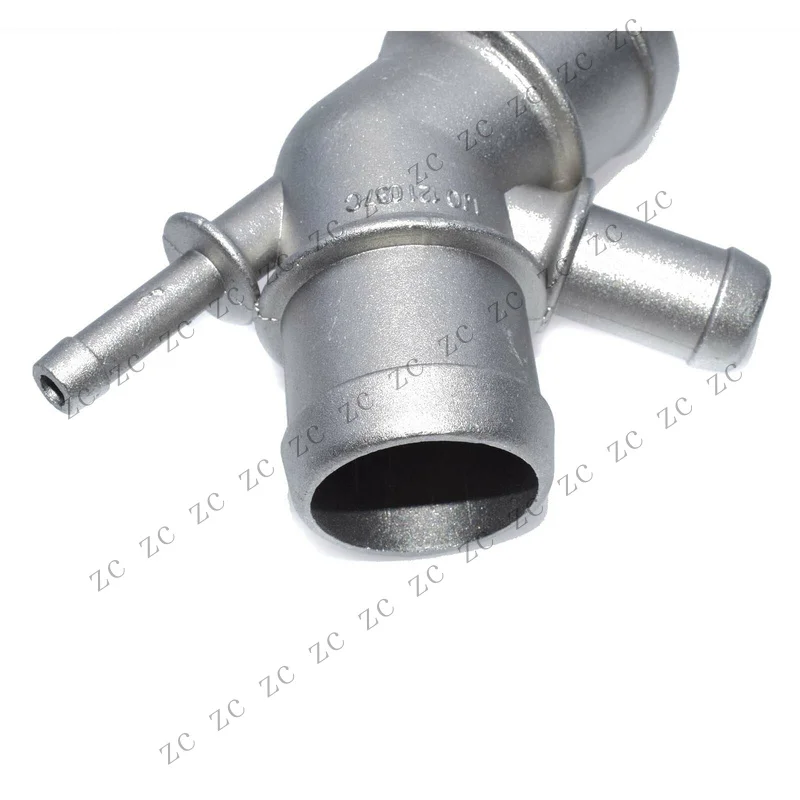 S+ 1J0121087C Aluminium Coolant Hose Connector For VW Golf Jetta Audi A3 Seat Skoda