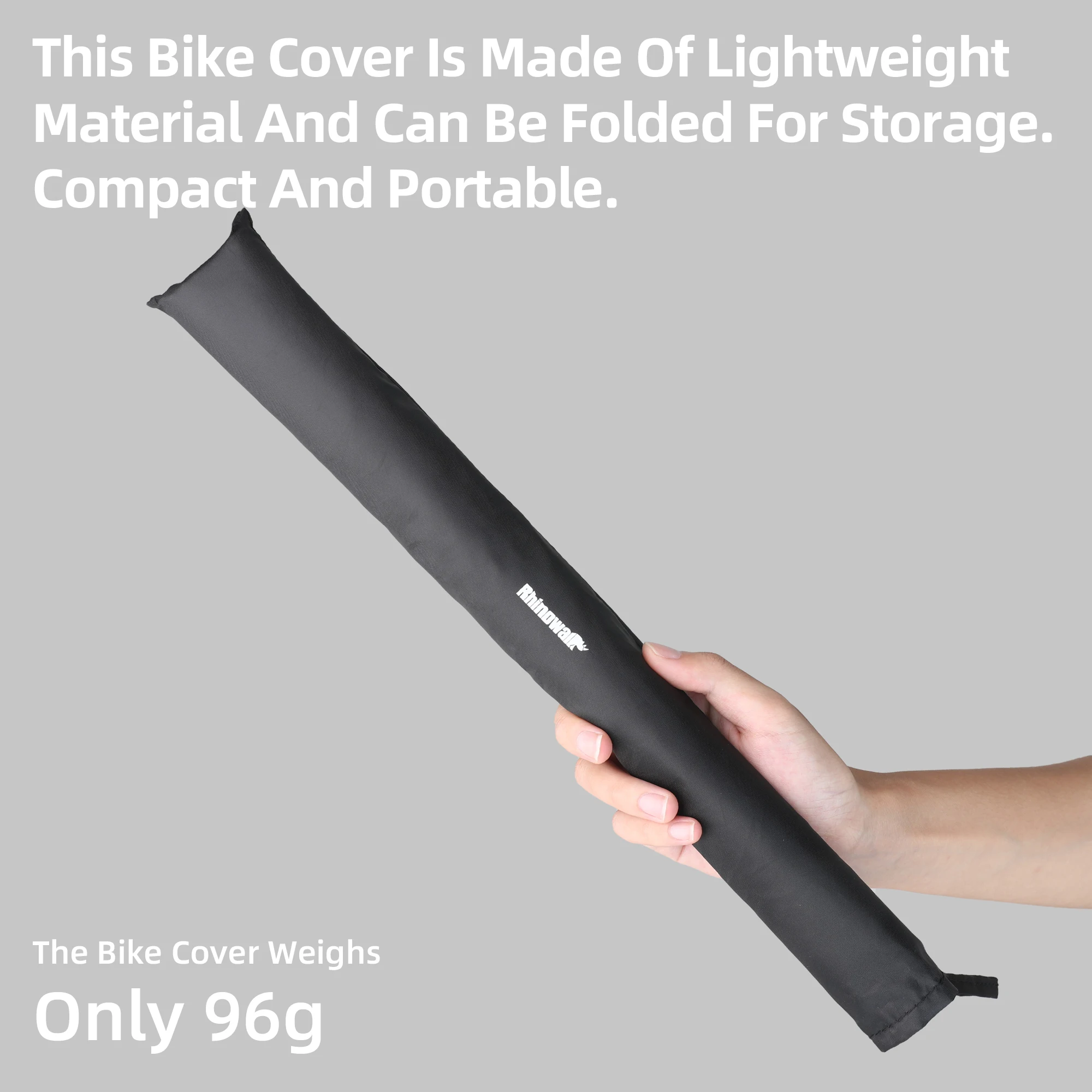 Rhinowalk Folding Bike Cover Lightweight Storage Bag With Double Slide Zippers Bottom Tightening Fit For Brompton Dust Cover