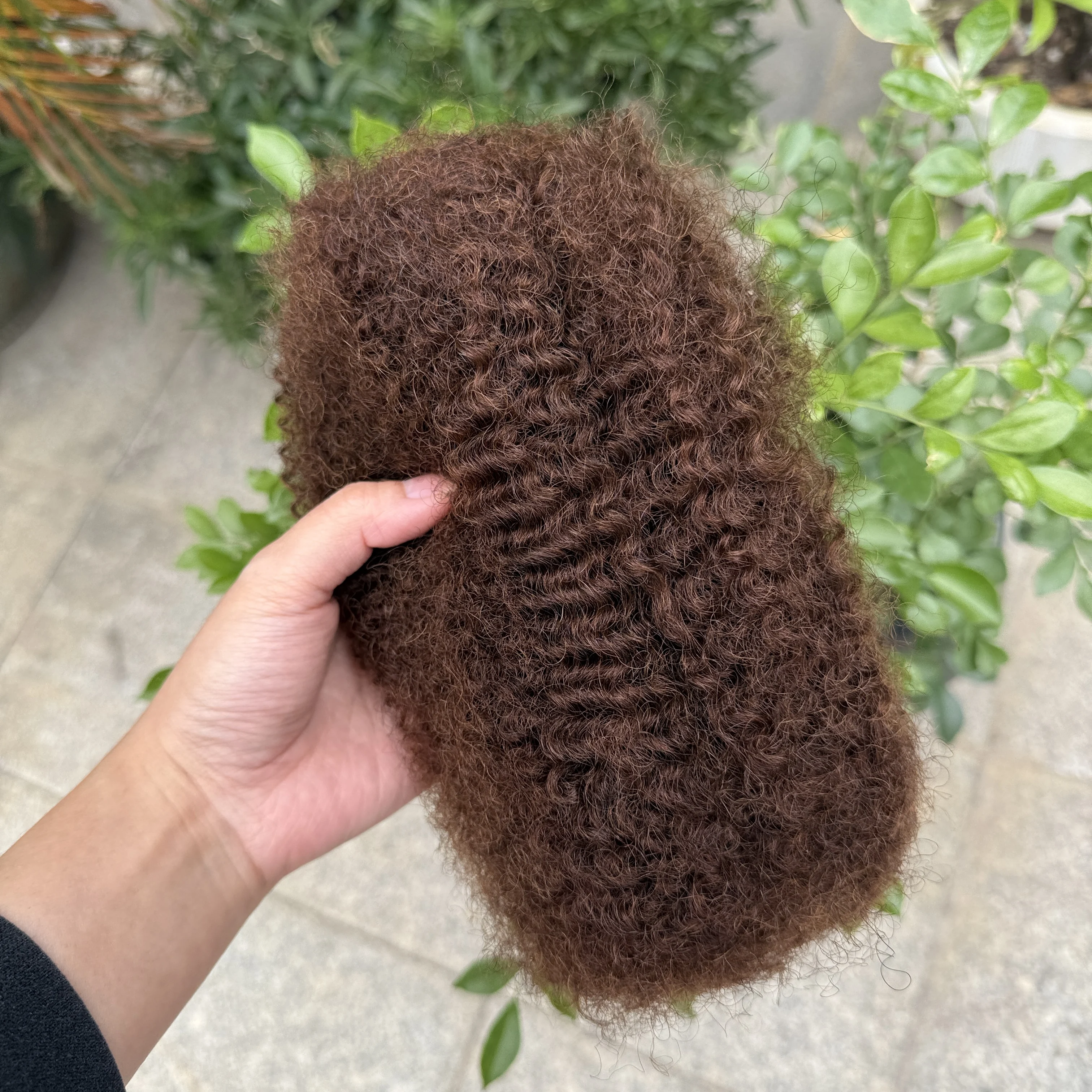 الأفرو غريب السائبة 4C الكروشيه تجديل الشعر البشري لملحقات المجدل تويست لوكس إصلاح 50 جرام/قطعة علة # 27 # 30 # #5