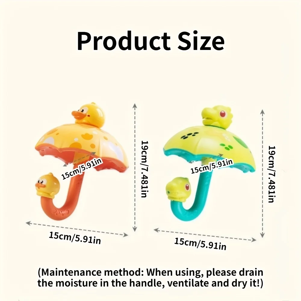어린이 욕실용 스프링클러 장난감, 목욕 놀이용품, 유아용품