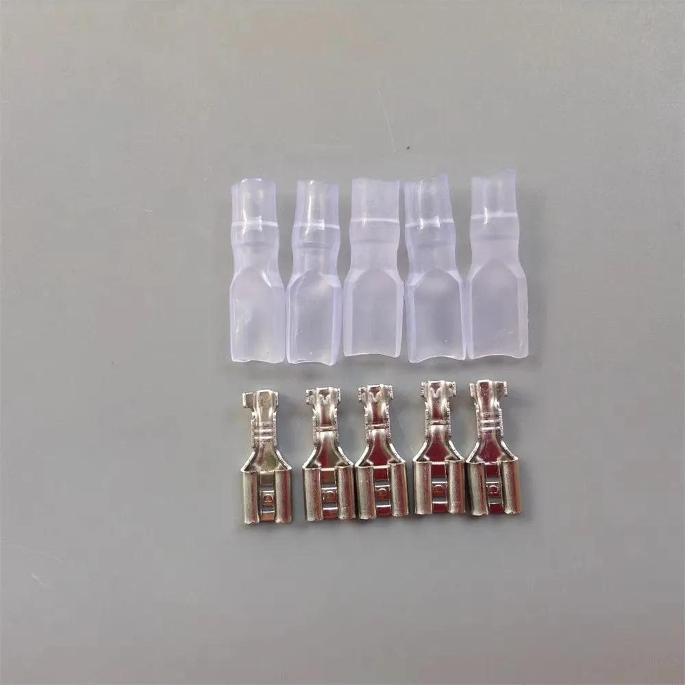 Thickened High Current 6.3 Insert Spring Sheath 895 997 Motor Wiring Terminals Switch Plugs