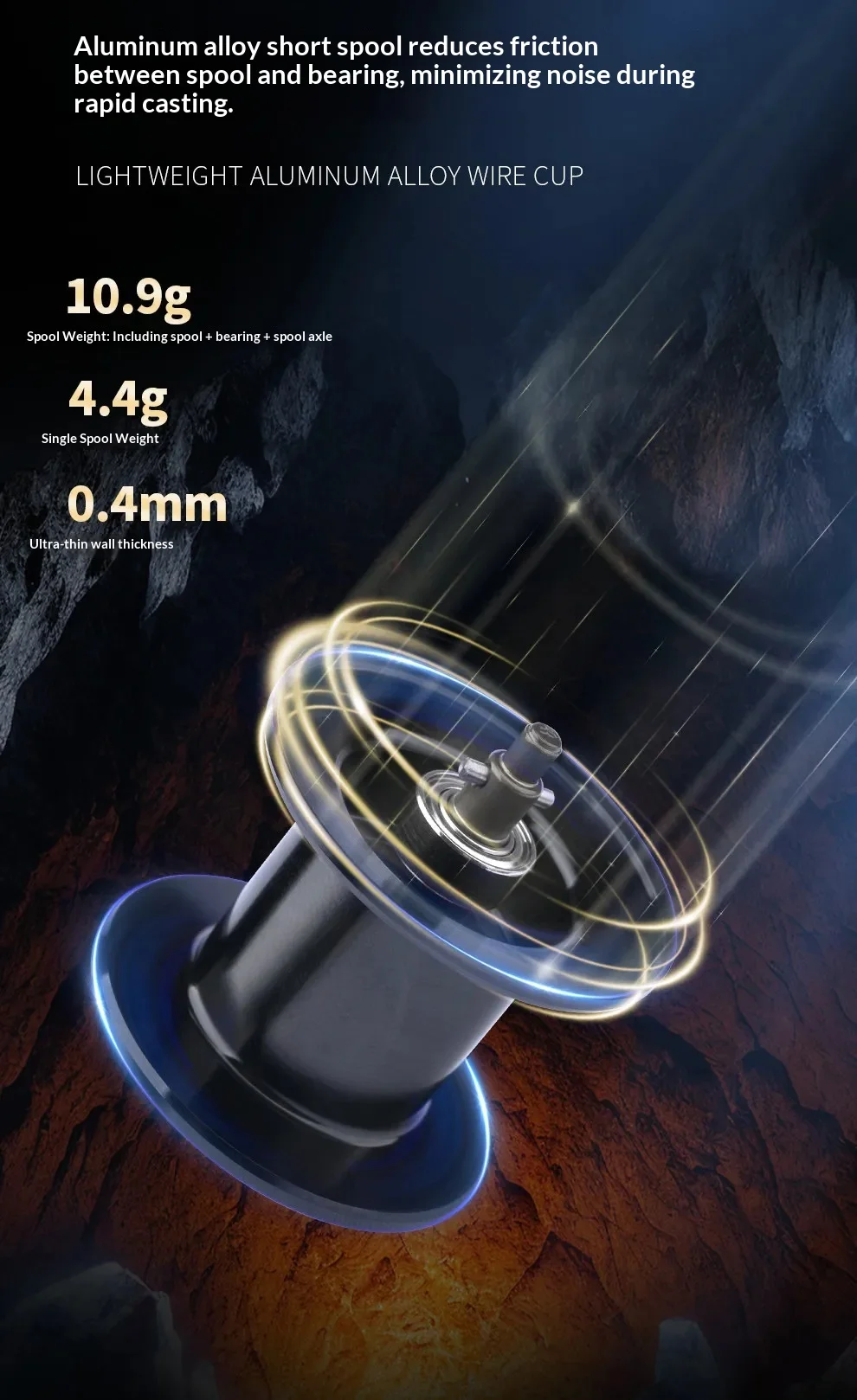 Neue DMK Baitcasting-Rolle für Weitwurf-Salzwasserangeln, Miiec Smart Dual-Mode, stufenlose Bremse für erfahrene Angler. – Detail 10