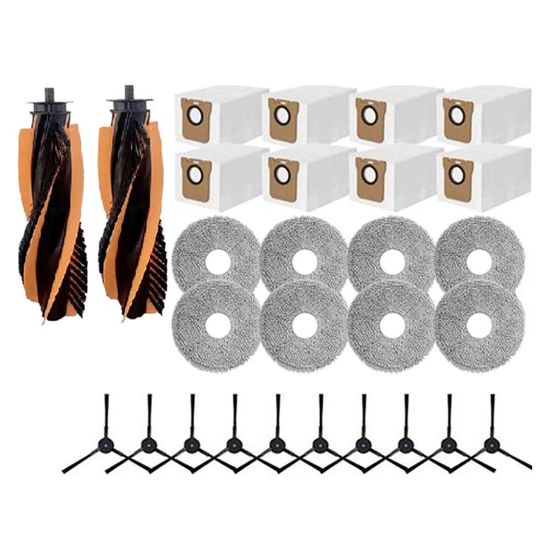 الصيف بيع فرشاة رئيسية فرشاة جانبية ممسحة القماش كيس لجميع الغبار 28 قطعة عدة ل JONR P20 برو/ل JONR T5 برو جهاز آلي لتنظيف الأتربة قطع الغيار Repla