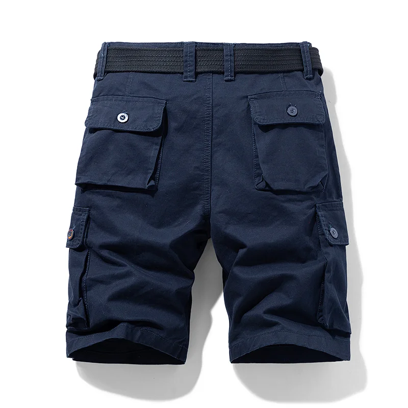 Men's Camouflage Cargo Shorts Outdoor Breathable Cotton Military Tactical Shorts Summer Multi Pockets Cargo Shorts Male