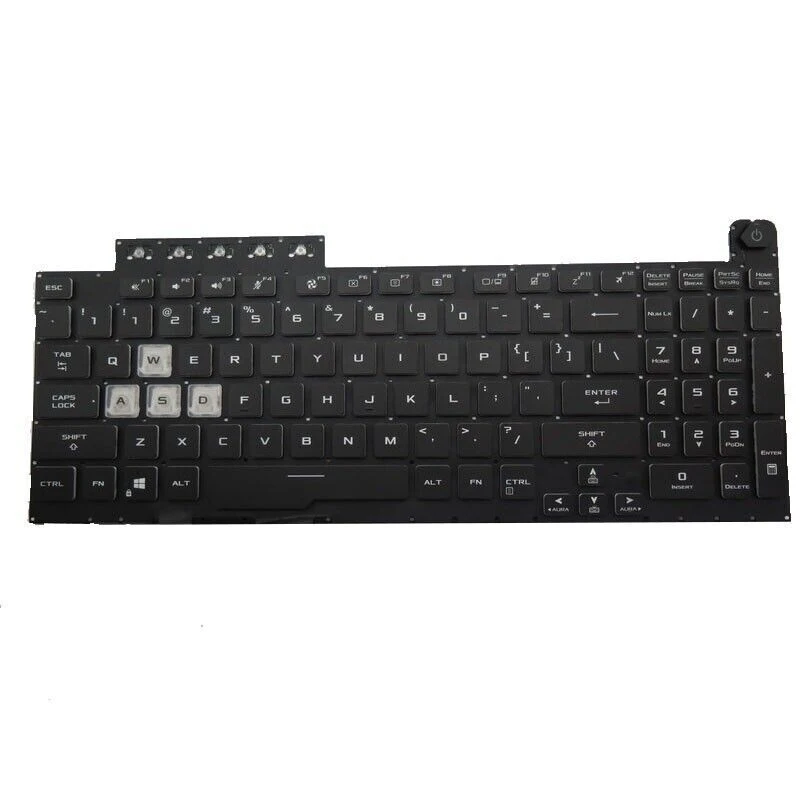 

LL+ New For ASUS TUF Gaming A15 TUF506 TUF506I TUF506IV TUF506IH Backlit US Keyboard
