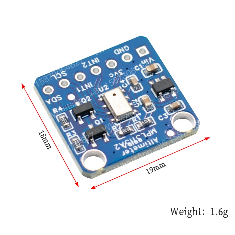mpl3115a2-i2c-気圧インテリジェント温度-5v-圧力測定高度ボードセンサーモジュール-v20-arduino-高度計用