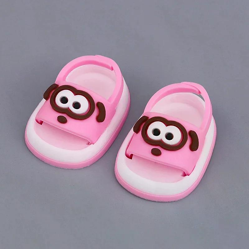 Chaussures de poupée 15/17cm, Mini chaussures en plastique pour poupées, Mini chaussures à doigts, accessoire de vêtements pour poupées de 6.9 pouces