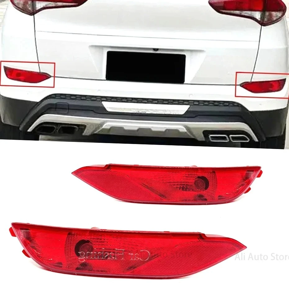 

Задний отражатель автомобиля для Hyundai Tucson 2015 2016 2017 2018 2019 2020, противотуманная фара, стоп-сигнал, задняя сигнальная лампа