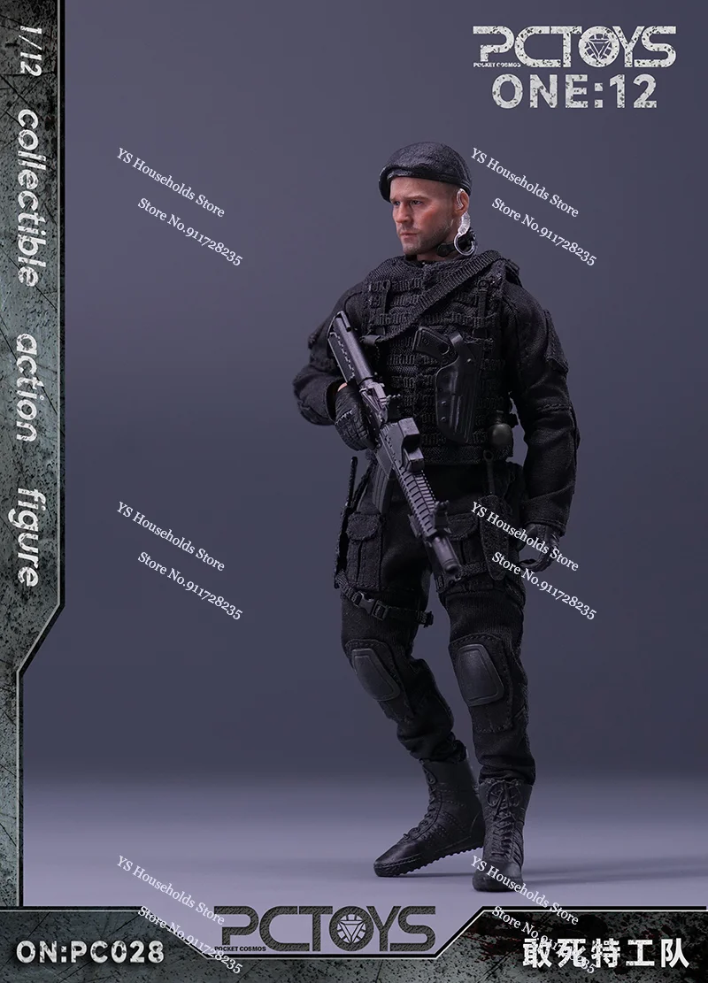 PCTOYS PC028 1/12 Tough Guy Bald Head Man Soldier PC029 Smart Man Jet Li Movie Fearless Agent Team Delicate 6