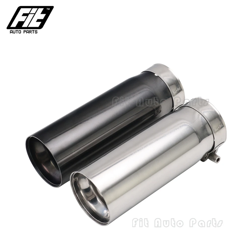 

Car Muffler Tips For M2 M3 M4 Stainless Steel M Exhaust End Tip 74mm Inlet 80mm Outlet Exhaust Tail Pipe