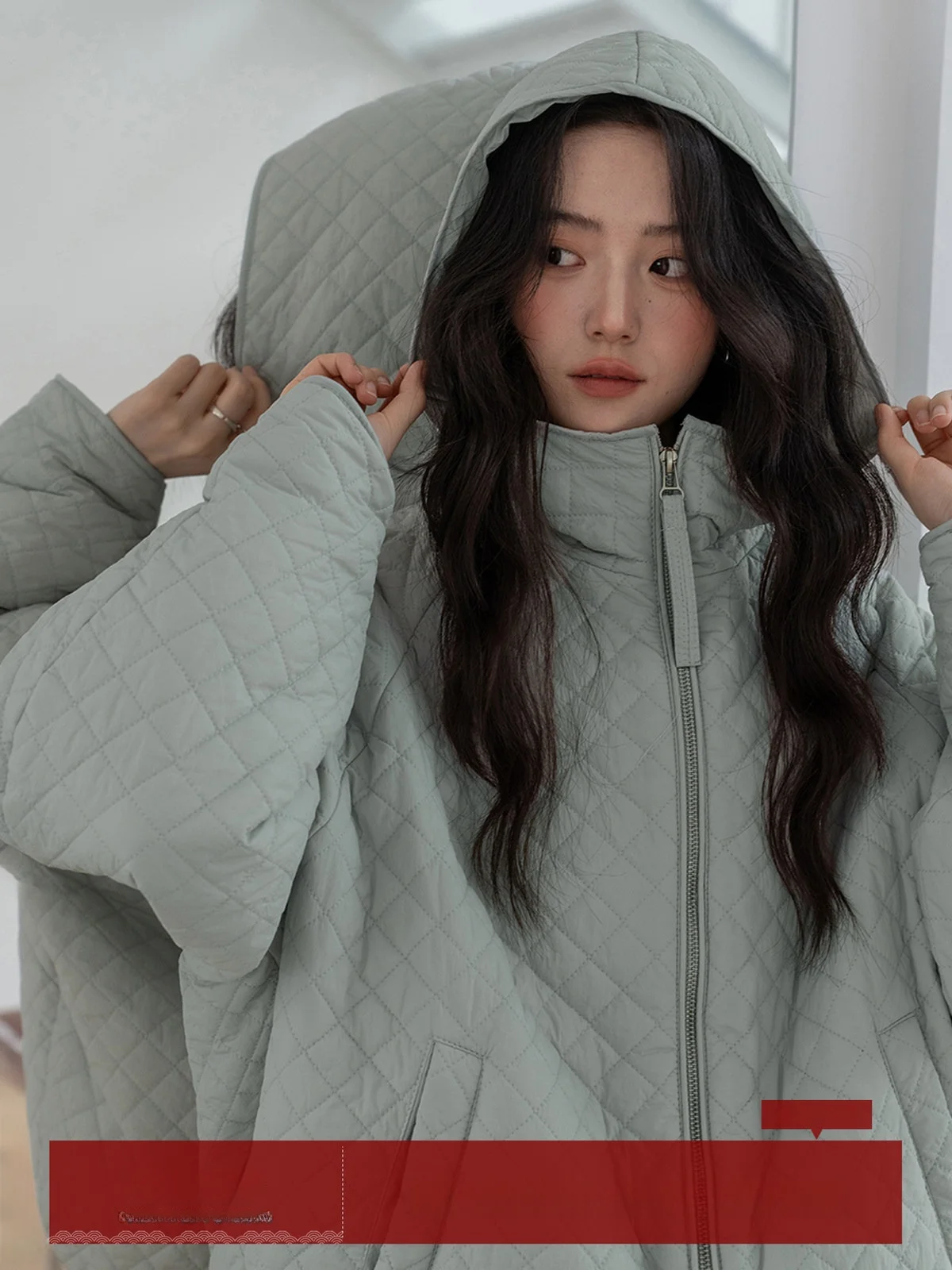 

Зимняя женская куртка MoZao синего цвета с капюшоном, стеганая, с наполнителем из белого пуха, теплая, прямого кроя, корейский стиль, 85% пухового наполнителя