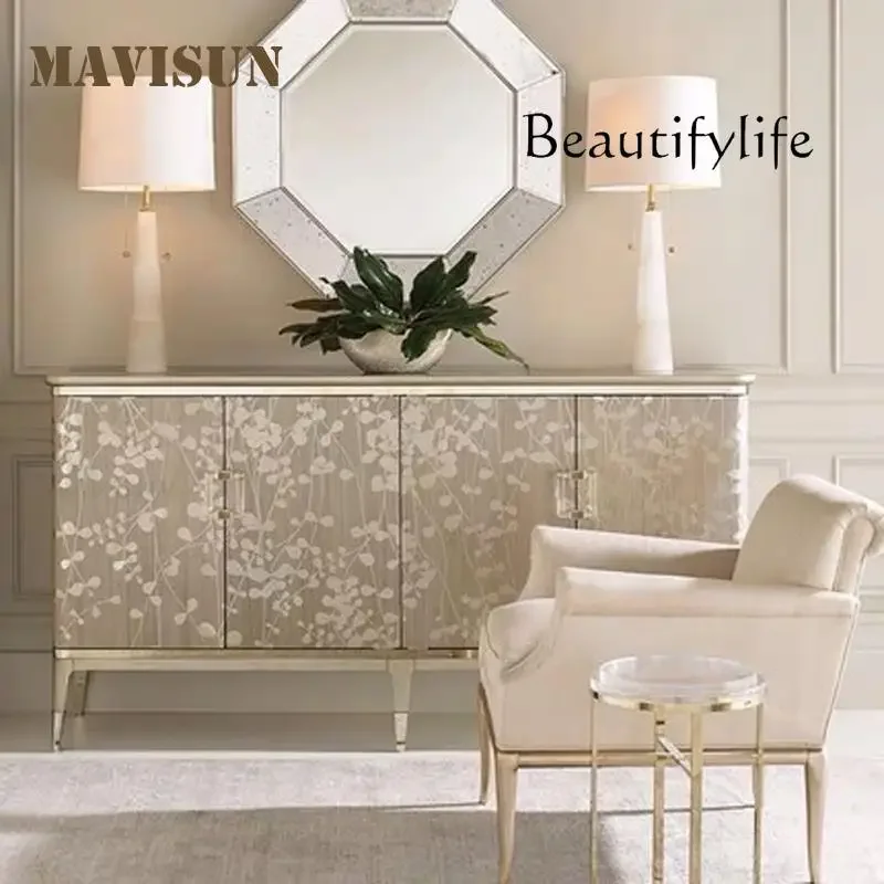 Y Entryway Cabinet For Living Room Light Luxury 1.6m Long Gold Cupboard With Large Capacity Storage Space Baeuty Kitchen Sideboa