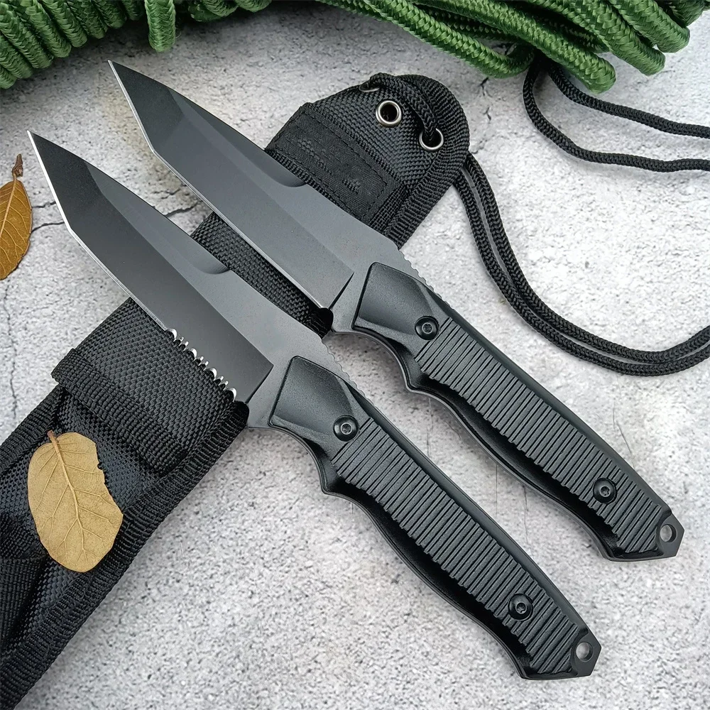 Multi Styles BM 140BK Fixed Blade Knife Tanto/sharp Blade Aluminum Alloy Handle Self Defense Hunting Military Survival Gear