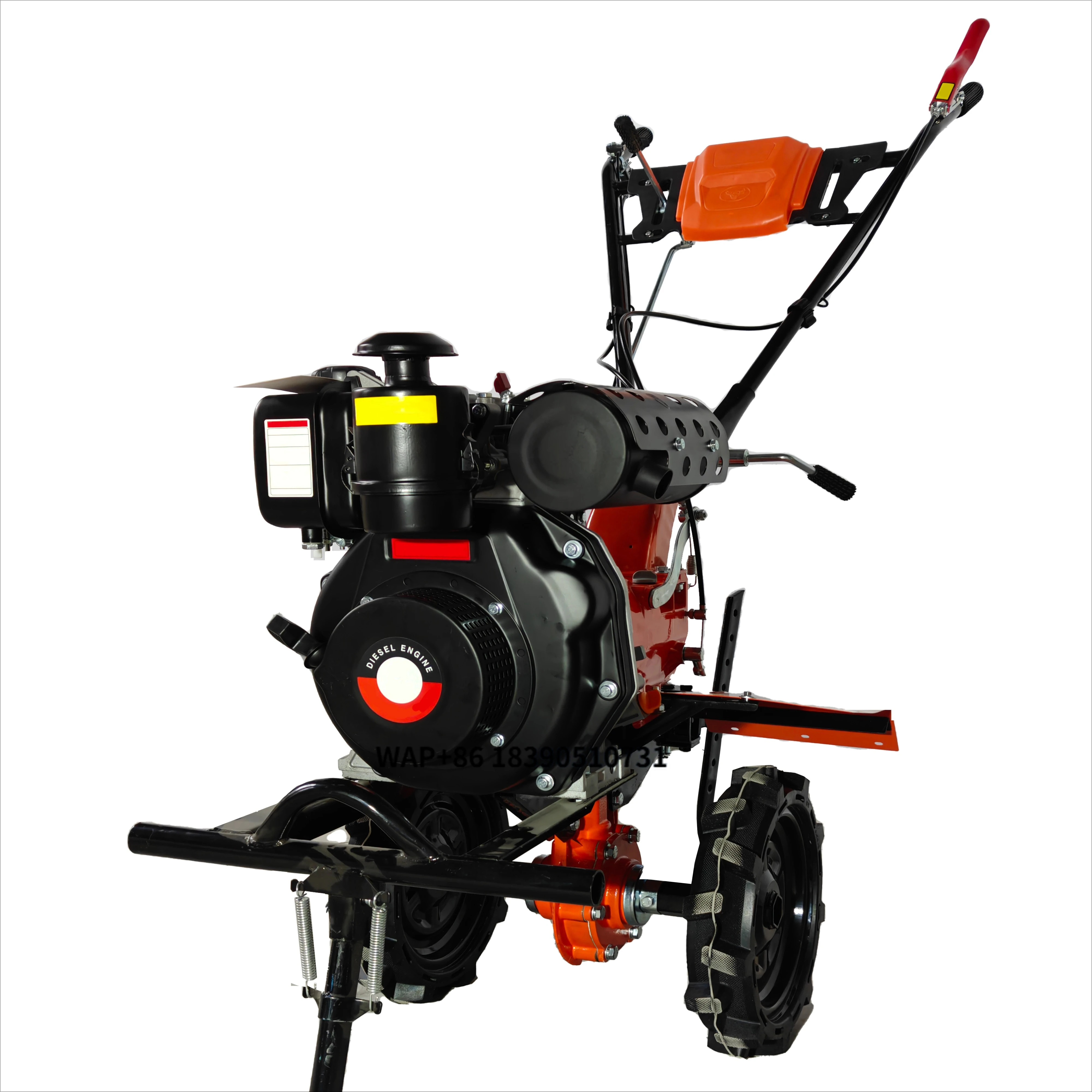 

Hot Sale Power Tiller Gear Shifting Adjustable 1050mm Tilling Width Soil 32 Blades Agricultural Machinery Equipment