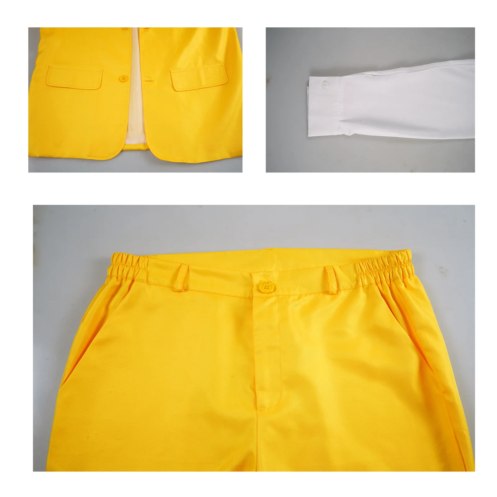 Costume cosplay BOB del film Abito uniforme BOB con cravatta per uomo Vestito di carnevale travestimento di Halloween