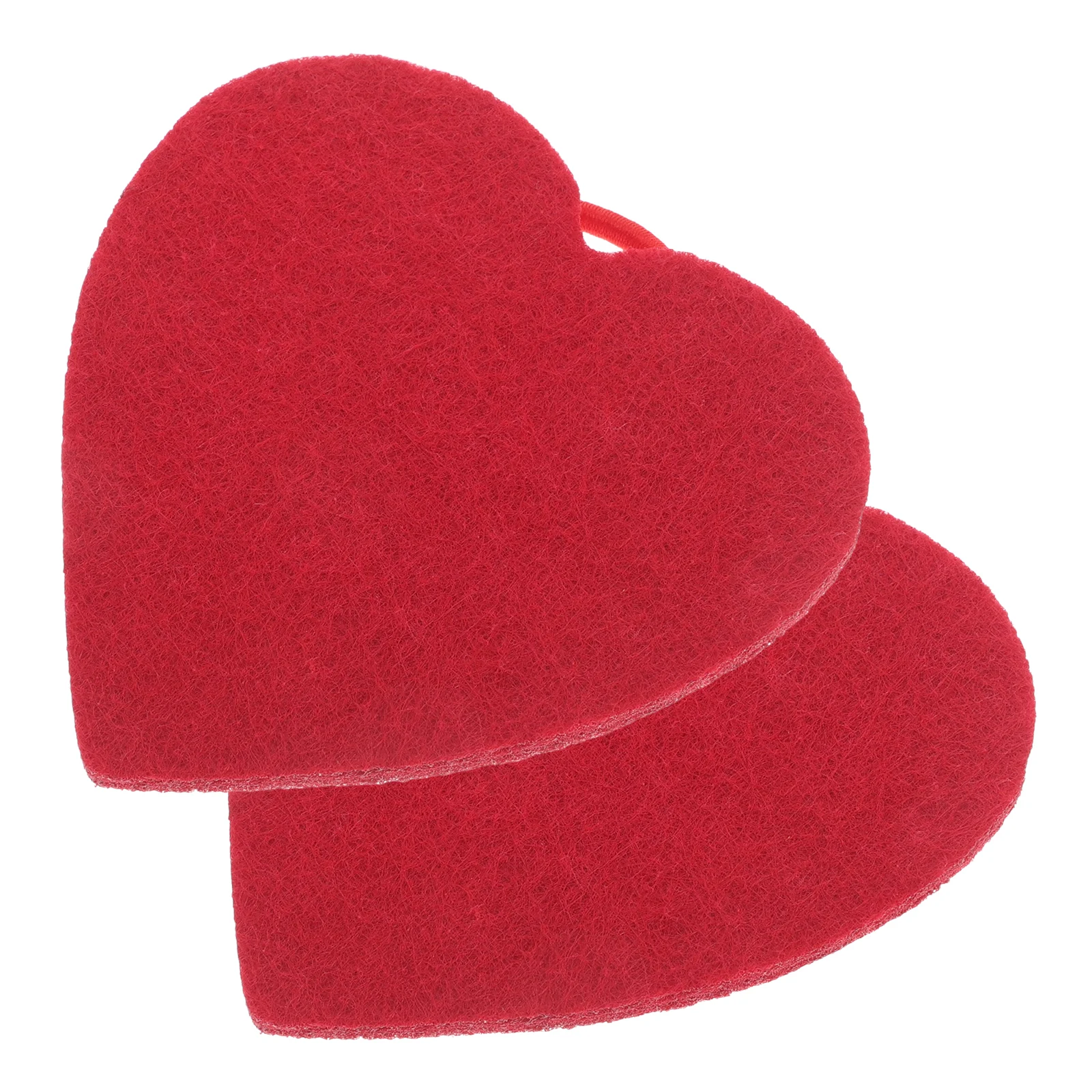 2 ชิ้น DIY Heart เด็กอุปกรณ์เสริม Felt Kit สีสันสดใสสร้อยข้อมือทําง่าย