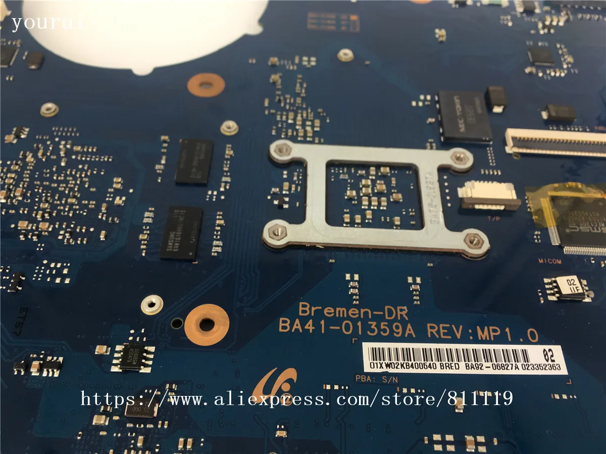 Imagem -04 - Placa-mãe do Portátil para Samsung Csrzsz Ba9206827a Ba92-06827b Ba41-01359a Np-r525 R525 Ddr3 Testado
