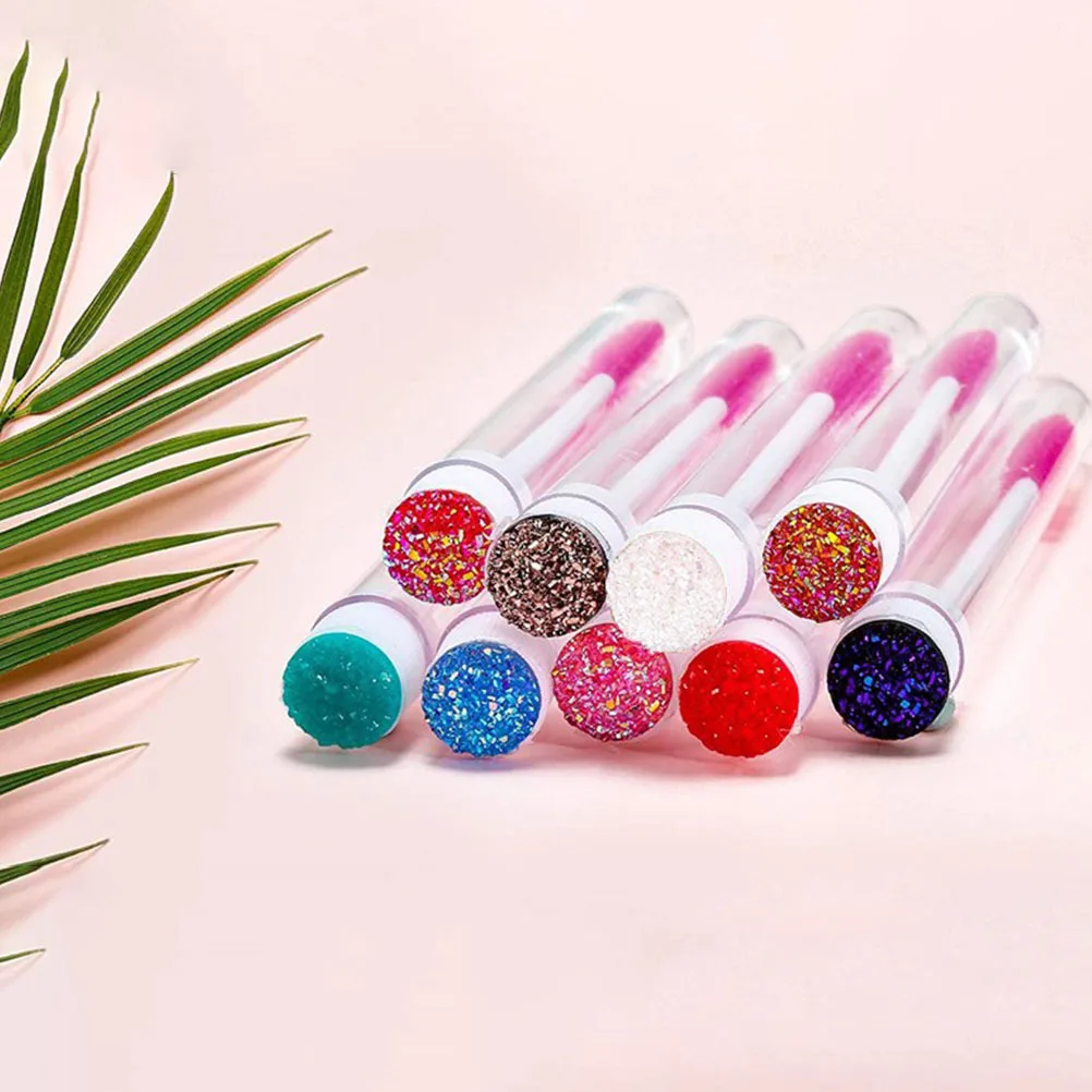20Pcs Eyelash Brush Tubes Durable Mascara Tubes Lightweight Lash Container Portable Makeup Tool Professional Set