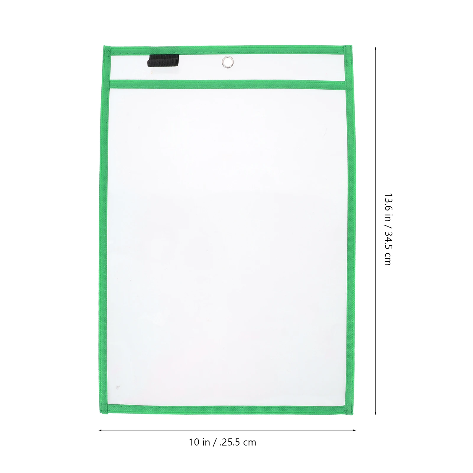 

12pcs Dry Erase Pocket Sleeves Write Wipe Reusable PVC Transparent Office Supplies Waterproof Sturdy Marker Holder File Folder