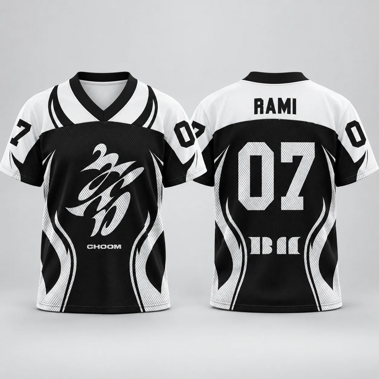 KPOP-Style Fußballtrikot Koreanische Idol-Mode Vintage Fußballshirt Unisex Streetwear Oversized Sport-T-Shirt Fan-Geschenk – Detail 7