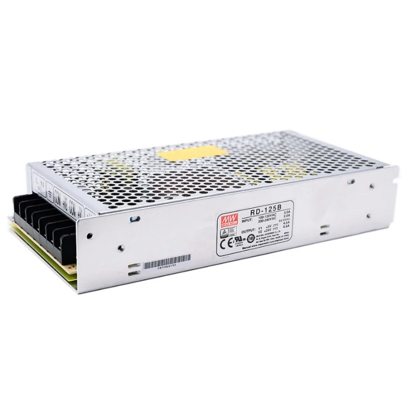 RD-125 125W Dual Output Mean Well Switching Power Supply RD-125-1224 RD-125-1248 RD-125-2412 2448 4812 4824 RD-125A RD-125B