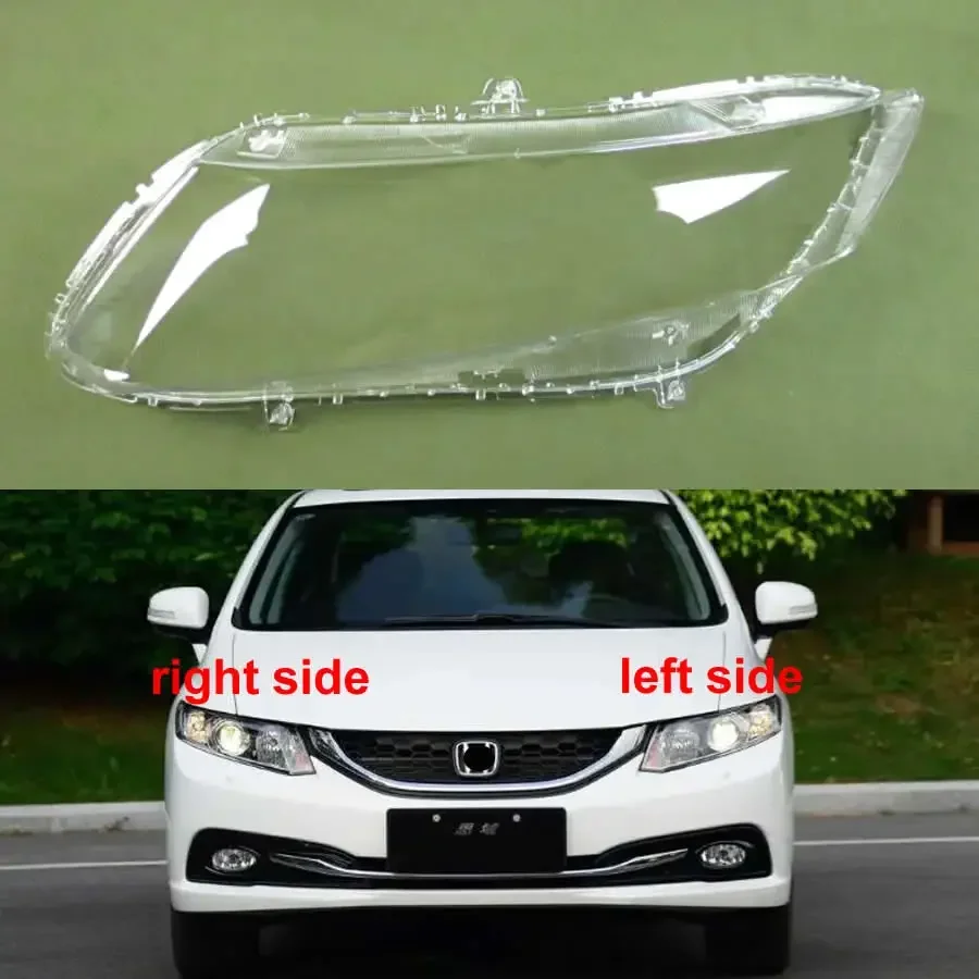 

For Honda Civic 9th Generation 2012-2015 Car Accessories Headlamp Transparent Lampshade Lamp Shell Headlight Lens Cover