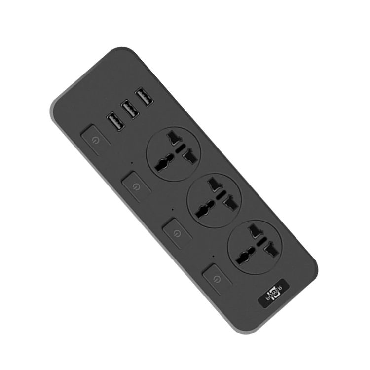 5 قطعة مقبس ذكي عالمي قطاع الطاقة مع ساحرة مستقلة 3 USB التيار المتناوب الاتحاد الأوروبي/المملكة المتحدة/الولايات المتحدة مقبس المنزل