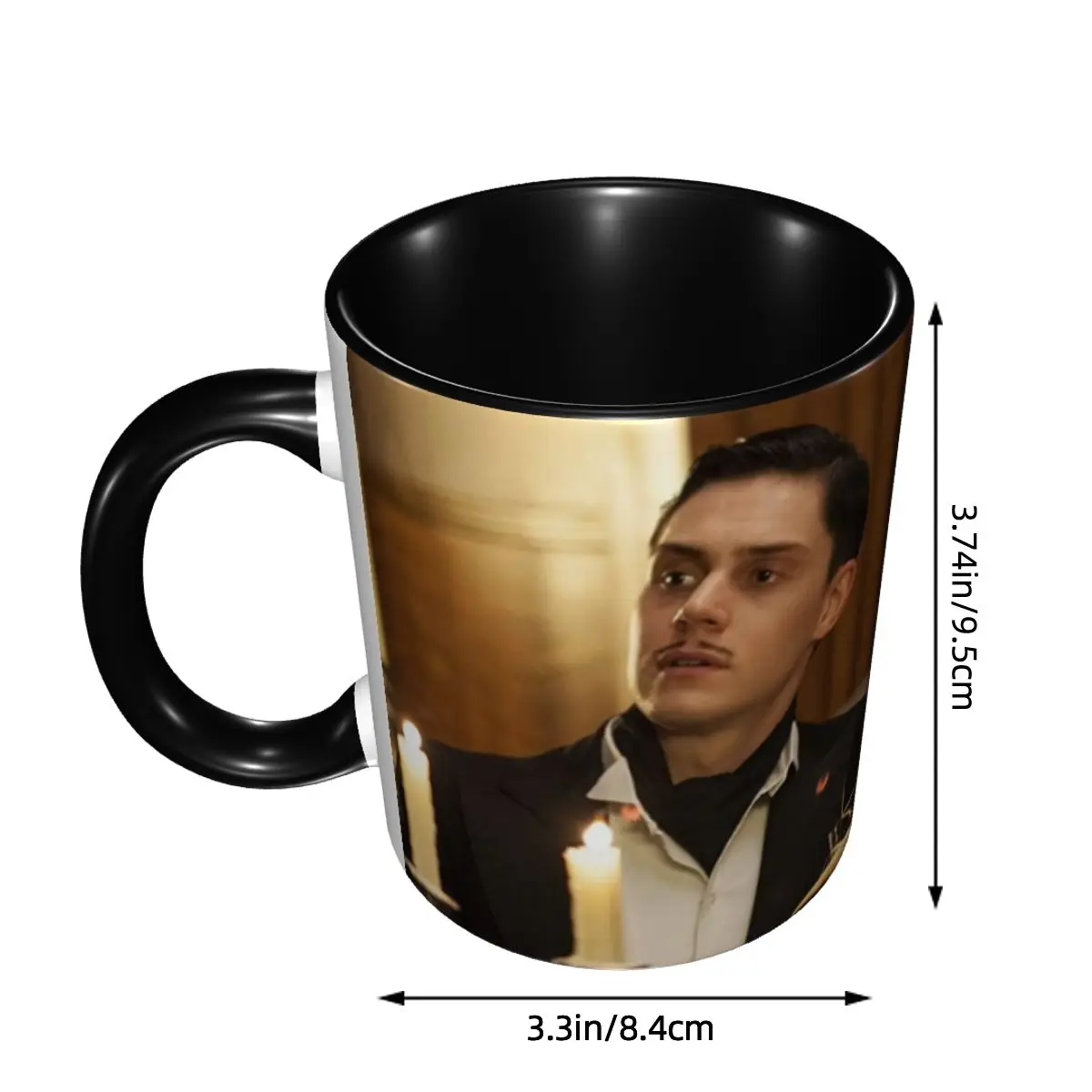 Evan Peters Coffee Mugs DIY Customized Actor Star Movie Ceramic Mug Cup Creative Gift