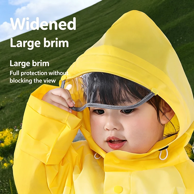 2026 New Children's Raincoat Boys Girls Girls Primary School Students Kindergarten School Special Baby Cartoon Raincoat