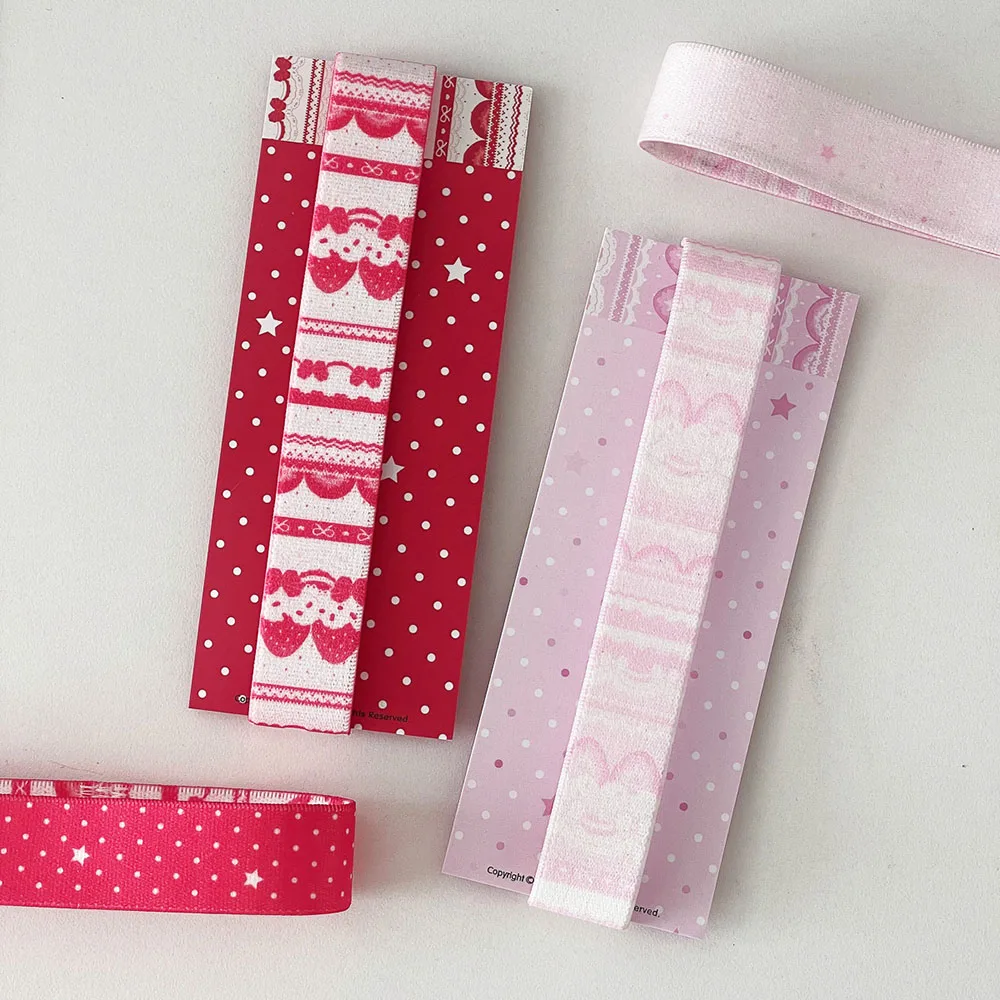 Hand account elastic band A7/M5, cute cartoon decoration Ins style, student diary notebook decoration