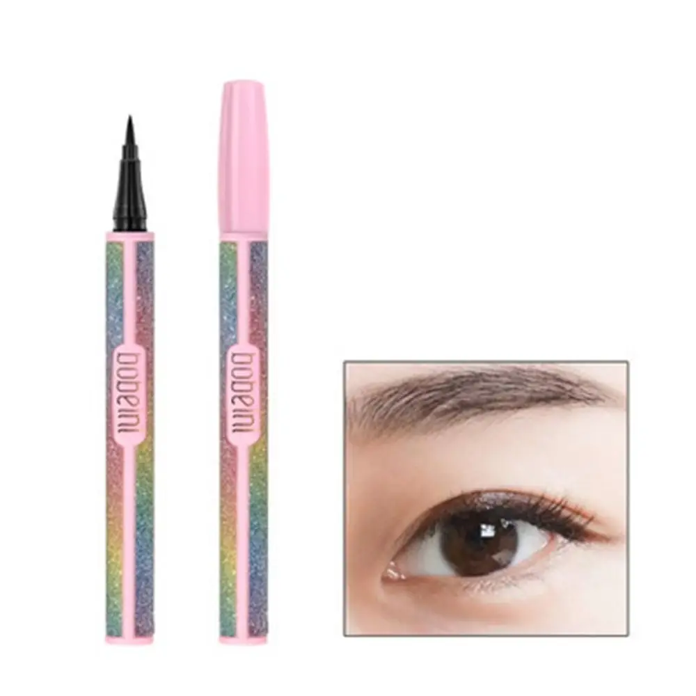 Eyeliner liquide résistant à l'eau et au ciel étoilé, séchage rapide, longue durée, outil de maquillage pour les yeux, résistant à la transpiration, pas facile à décolorer