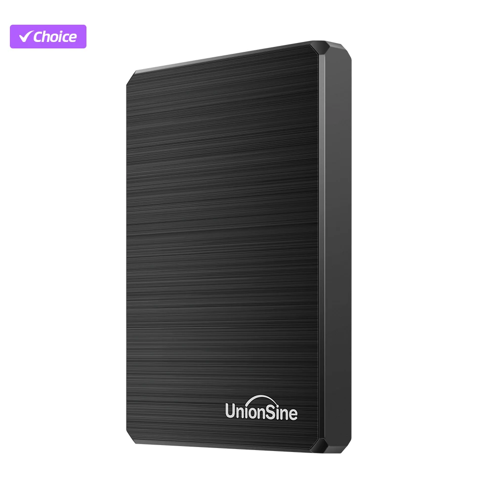 

UnionSine 500GB Portable External HDD - Rugged Angular Design | USB 3.0 for PC/Mac, Work & Entertainment Storage