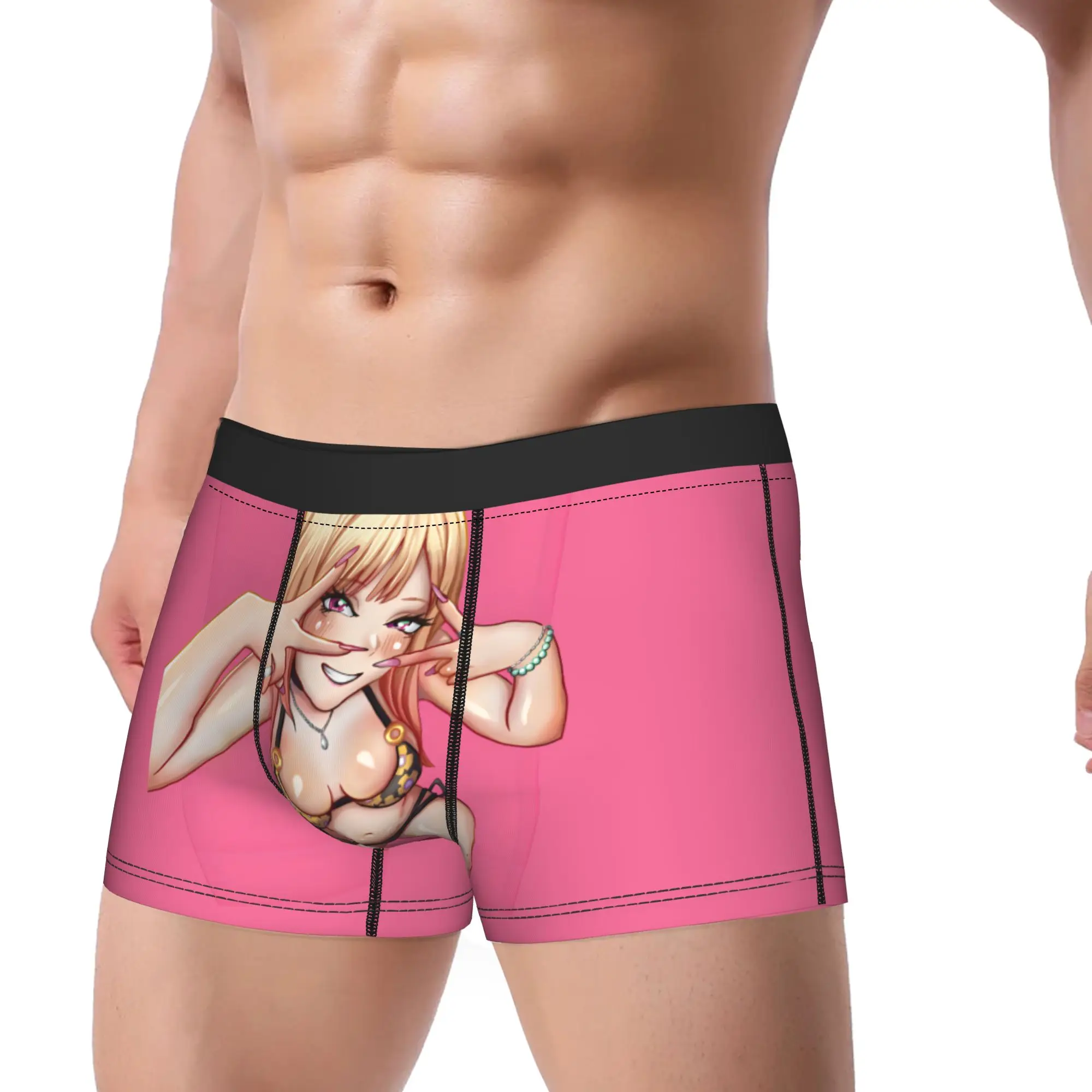 Marin Kitagawa Poster Art Shorts Briefs  Underwear Hot Sale Males Soft Trend Boxer Shorts Custom Plus Size Panties