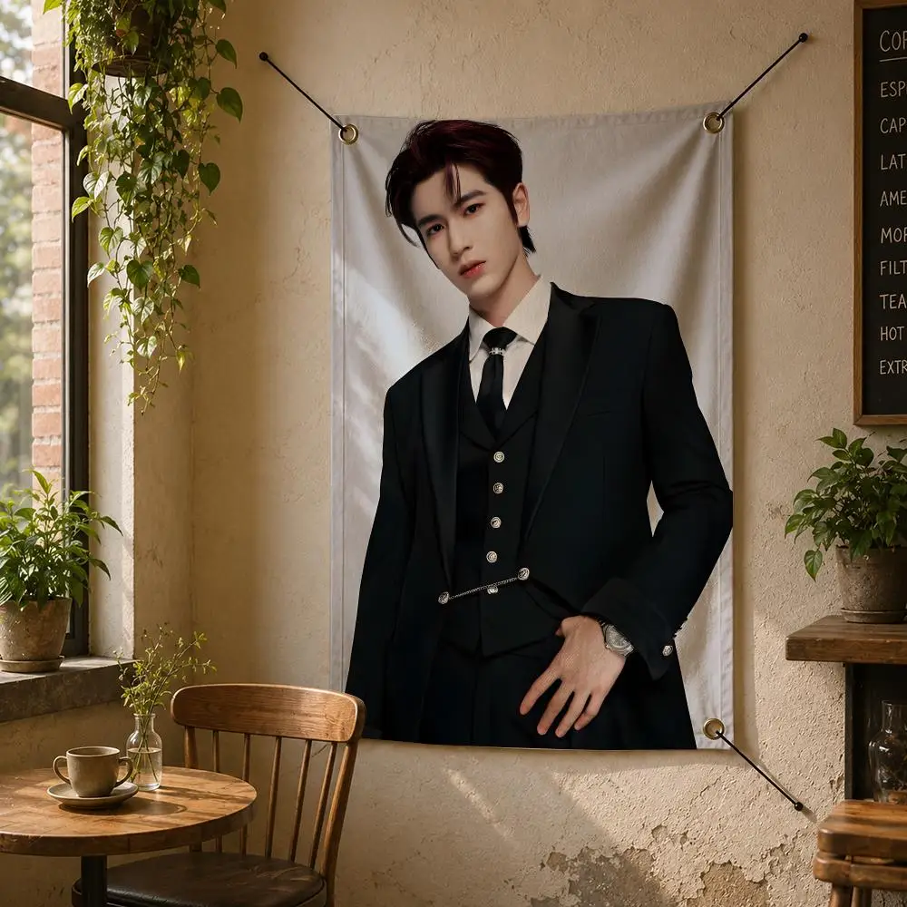 Actor Chinese Zhang Linghe Flags Flag Banner Wall Hanging for Bedroom Dorm Room Home Bar Party Indoor Outdoor Wall Decor