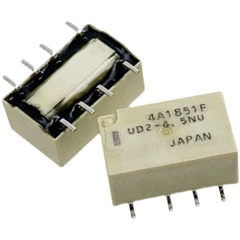 20pcs  Genuine UD2-4.5NU UD2-5NU UD2-12NU Relay for Signal Switching,8Pin 1A DPDT