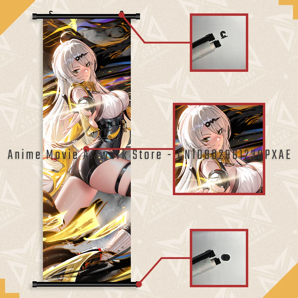 Zenless Zone zéro jeu figurines décor à la maison imprime peinture photos mur Art HD Kawaii toile affiche chevet fond sans cadre